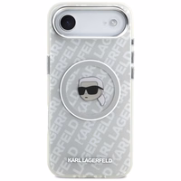 Karl Lagerfeld IML Karl Head Logo Magnetinis iPhone Air dėklas - pilkas