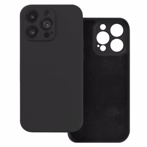 Silikoninis dėklas telefonui IPHONE 17 Pro juodas