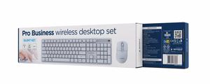 KEYBOARD +MOUSE WRL CYRILLIC/WHT KBS-WMS-01-W-CYRL GEMBIRD