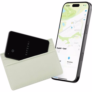Lokatorius, suderinamas su "Apple Find My Satechi" piniginės kortelės forma ST-LFAWCK juoda