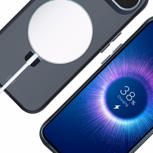 3mk Smoke magnetinis dėklas su stovu iPhone Air telefonui - juodas
