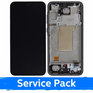 LCD ekranas suderinamas su Samsung A356 A35 5G su rėmeliu / Navy / (Service Pack)