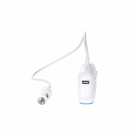 Automobilinis įkroviklis-šakotuvas Hoco C1 su 2 USB jungtimi ir trimis (3.1A) jungtimis