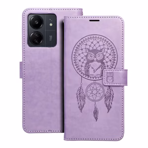 MEZZO Book case for XIAOMI Redmi 13C / POCO C65 dreamcatcher purple
