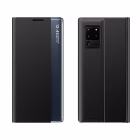 Naujas miego dėklas knygos tipo dėklas su stovo funkcija Samsung Galaxy A72 4G juodas