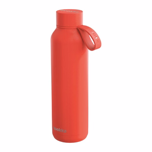 Quokka Solid With Strap nerūdijančiojo plieno termobutelis su dirželiu, 630 ml, Oranžinis