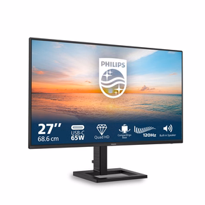 Philips 1000 series 27E1N1600AE/00 monitorius 68,6 cm (27") 2560 x 1440 pikselių Quad HD LCD juodas