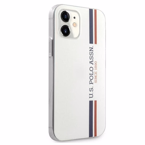 US Polo USHCP12SPCUSSWH iPhone 12 mini 5,4" balta Tricolor kolekcija