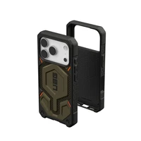 UAG Urban Armor Gear dėklas MONARCH PRO suderinamas su MagSafe iPhone 17 Pro kevlaras elementinė žalia