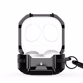 Dux Ducis SECG Ausinių dėklas Samsung Galaxy Buds Live / Buds Pro / Buds 2 / Buds 2 Pro (m) - juodas (m)