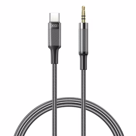 XO audio kabelis NB-R279B USB-C - lizdas 3,5 mm 1,0 m, baltas