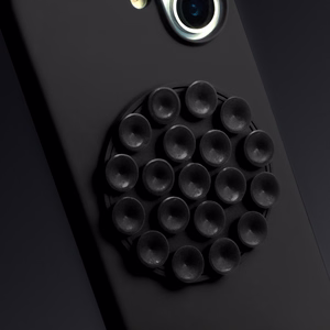Silikoninis Stick dėklas for iPhone 15 Pro Max 6,7" juodas