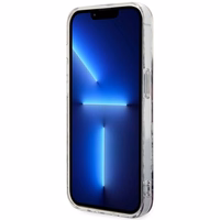 Guess GUHMP14XHCFWSP iPhone 14 Pro Max 6.7" rožinis kietas dėklas Flower Magnetinis