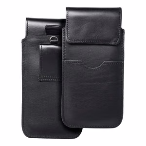ROYAL - Oda universalus dėklas su atvartu / juodas - Dydis 2XL - IPHONE 6 PLUS / SAMSUNG A52 / XIAOMI REDMI NOTE 10