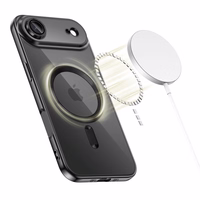 Tech-Protect MagFlex Magnetinis dėklas telefonui iPhone 17 Air - Skaidrus juodas