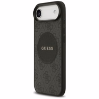 Guess 4G Circle Classic Logo Magnetinis dėklas telefonui iPhone Air - juoda