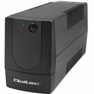 Qoltec 53772 nepertraukiamo maitinimo šaltinis (UPS) Line-Interactive 0.65 kVA 360 W 1 AC lizdas