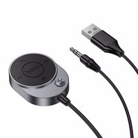 Bluetooth transmiteris Hoco (E150) (bluetooth v5.3, 3,5mm AUX) juodas