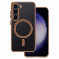 Akrilinis spalvotas magnetinis dėklas telefonui Samsung Galaxy S24 titano