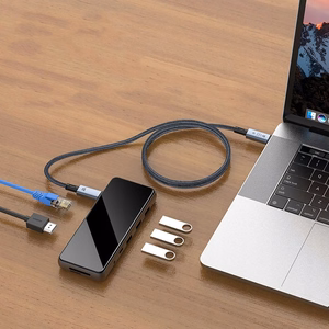 Tech-Protect UltraBoost Max кабель USB-C 4.0 USB-C 4.0 PD 240W 8K 40Gbps 1м - серый