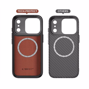 Tech-Protect Kevlar Aramid MagSafe dėklas iPhone 17 Pro Max juodas