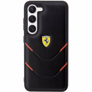 Ferrari FEHCS23SPBAK S23 S911 - juodas kietas dėklas Hot Stamp Lines