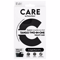 CARE by PanzerGlass Tango 2in1 piniginė Magnetinis dėklas telefonui iPhone 16 Pro - juodas