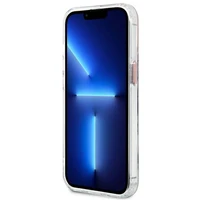 Guess GUHMP13LHTRMP iPhone 13 Pro / 13 6,1" rožinis/rožinis hard dėklas Metal Outline Magsafe