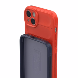 Magic Shield Case dėklas telefonui iPhone 14 Plus lankstus šarvuotas dangtelis juodas