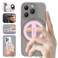 Liavec žiedas Magsafe šviesiai rožinis