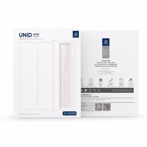 Dėklas Dux Ducis Unid skirtas Apple iPad Air 13 (2025) / Air 13 (2024) / iPad Pro 12.9 (2018 / 2020 / 2021 / 2022) rožinis