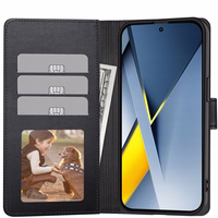 "Tech-Protect" piniginės dėklas, skirtas "Xiaomi Poco F8 Ultra" - Juodas