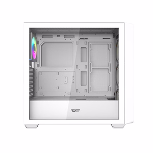 Darkflash DS900WD ATX kompiuterio korpusas (baltas) + 4 ventiliatoriai