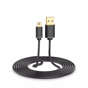 Ugreen USB - mini USB laidas 480 Mbps 3 m juodas (US132 10386)