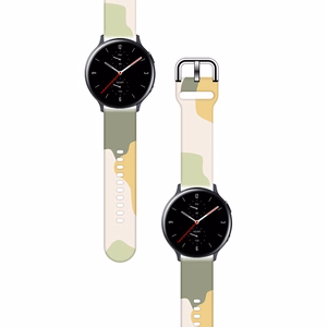 Dirželis Moro Samsung Galaxy Watch 40 / 41 / 42 / 43 / 44 mm silikoninė apyrankė laikrodžiui - raštas 14