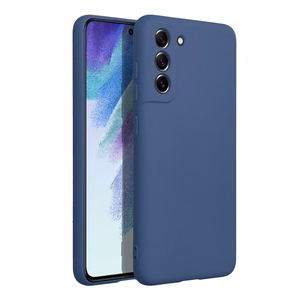 Silikoninis dėklas telefonui SAMSUNG S21 FE - mėlynas
