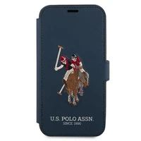US Polo USFLBKP12LPUGFLNV iPhone 12 Pro Max 6,7" tamsiai mėlyna knyga Polo Embroidery kolekcija