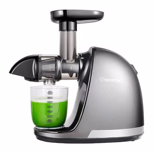 Шнековая соковыжималка AMZCHEF 1501-GA (серая)