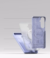 Ringke Silikoninis MagSafe Dėklas for Samsung Galaxy S26+ - violetinis