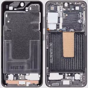 Vidurinis rėmelis Samsung S911 S23 (žalia)