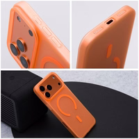 Dėklas GO ORANGE suderinamas su MagSafe telefonui OPPO Reno 14F kosminis oranžinis