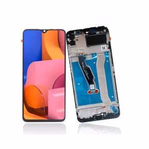 LCD Display Compatible With Huawei Y6P 2020 Black With Frame HQ