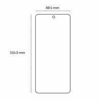 Grūdintas stiklas 2,5D Xiaomi Poco X7 Pro 5G (Global)