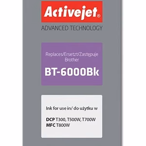Activejet AB-6000BK – juodo rašalo buteliukas, pakeičia Brother BT-6000BK, 100 ml, Supreme
