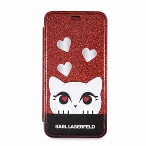 Karl Lagerfeld Valentine iPhone X/XS dėklas telefonui - raudonas