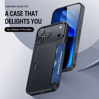 Dėklas Dux Ducis "Pocard" Apple iPhone 17 juodas