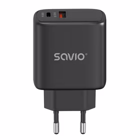 SAVIO LA-06/B USB Quick Charge Power Delivery 3.0 30W vidinis įkroviklis