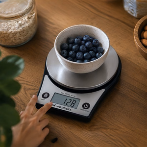Wozinsky WAK-651 virtuvinės svarstyklės su LCD ekranu, iki 5 kg – juodos