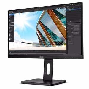 AOC Q24P2Q LED ekranas 60.5 cm (23.8") 2560 x 1440 pikselių Quad HD juodas