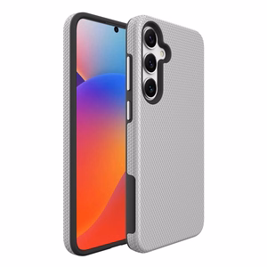 Dėklas Perfectionists Triangle Case Samsung A566 A56 5G sidabrinis